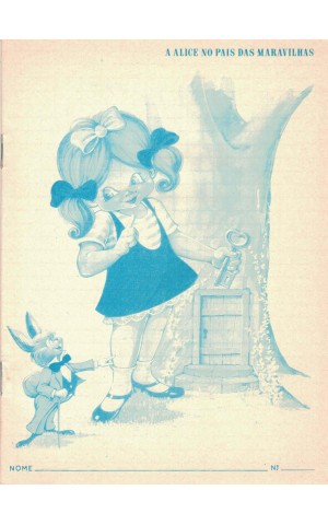 Caderno Escolar Nice - "A Alice no País das Maravilhas"