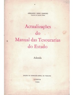 Actualizações do Manual das Tesourarias do Estado - Adenda | de Armando Dinis Caneiro
