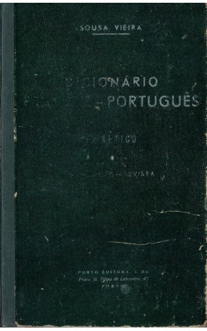 Dicionário Francês- Português Fonético | de José de Sousa Vieira
