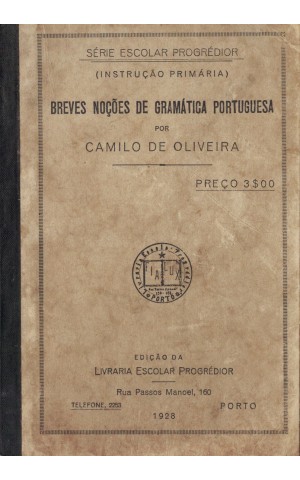 Breves Noções de Gramática Portuguesa | de Camilo de Oliveira