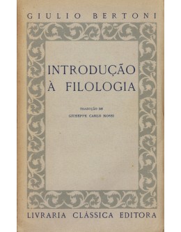 Introdução à Filologia | de Giulio Bertoni