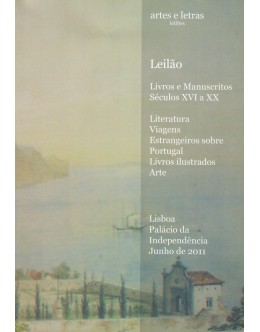 Leilão - Livros e Manuscritos Séculos XVI a XX