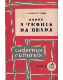 Sobre a Teoria da Renda | de David Ricardo