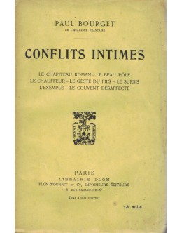 Conflits Intimes | de Paul Bourget