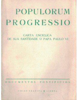 Populorum Progressio | de Papa Paulo VI