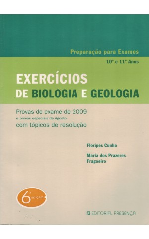 Exercícios de Biologia e Geologia | de Floripes Cunha e Maria dos Prazeres Fragoeiro