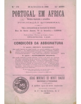 Portugal em África - Revista Illustrada - 15.º Anno - N.º 172 - 22 de Fevereiro de 1908