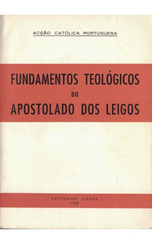 Fundamentos Teológicos do Apostolado dos Leigos | de Narciso Rodrigues