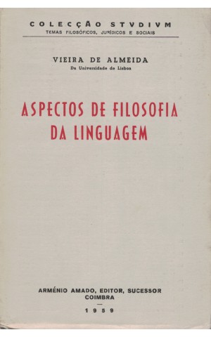 Aspectos de Filosofia da Linguagem | de Vieira de Almeida