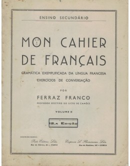 Mon Cahier de Français - Volume II | de Ferraz Franco