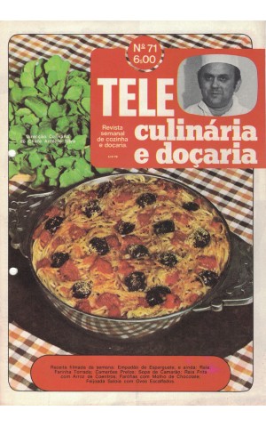 Tele Culinária e Doçaria - N.º 71 - 05/04/1978