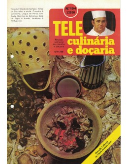 Tele Culinária e Doçaria - N.º 194 - 05/11/1980