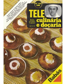 Tele Culinária e Doçaria - N.º 148 - 22/11/1979
