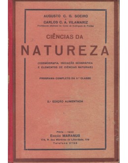 Ciências da Natureza | de Augusto C. G. Soeiro e Carlos C. A. Vilamariz