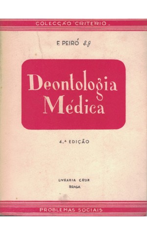 Deontologia Médica | de Francisco Peiró