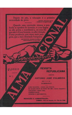 Alma Nacional - Edição fac-similada do original publicado entre 10 de Fevereiro e 29 de Setembro de 1910