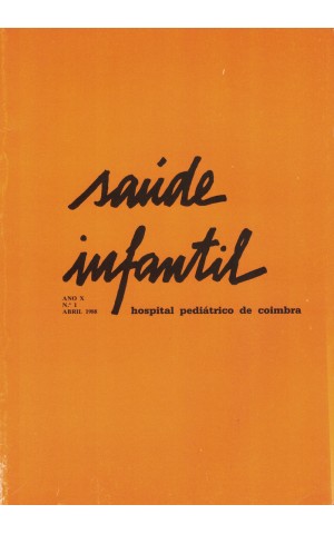 Saúde Infantil - Ano X - N.º 1 - Abril de 1988