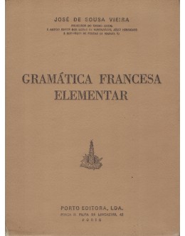 Gramática Francesa Elementar | de José de Sousa Vieira