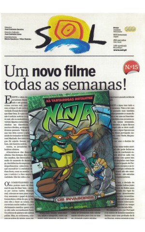 As Tartarugas Mutantes Ninja - Os Invasores [DVD]