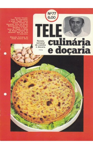 Tele Culinária e Doçaria - N.º 77 - 17/05/1978