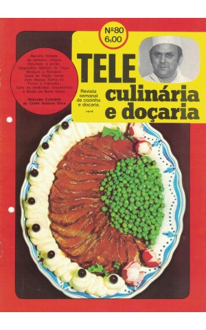 Tele Culinária e Doçaria - N.º 80 - 07/06/1978