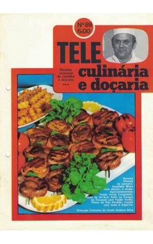 Tele Culinária e Doçaria - N.º 89 - 16/08/1978