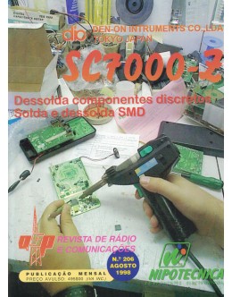 Revista de Rádio e Comunicações - N.º 206 - Agosto 1998