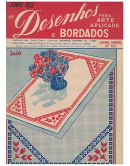 Desenhos e Bordados para Arte Aplicada - N.º 127 - Junho de 1952