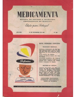 Medicamenta - Ano XXI - N.º 388 - 15 de Fevereiro de 1963