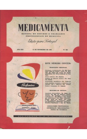 Medicamenta - Ano XXI - N.º 388 - 15 de Fevereiro de 1963