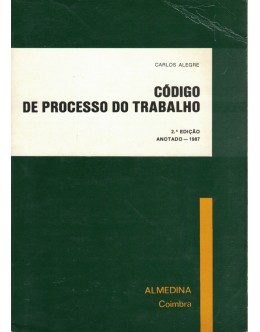 Código de Processo do Trabalho | de Carlos Alegre