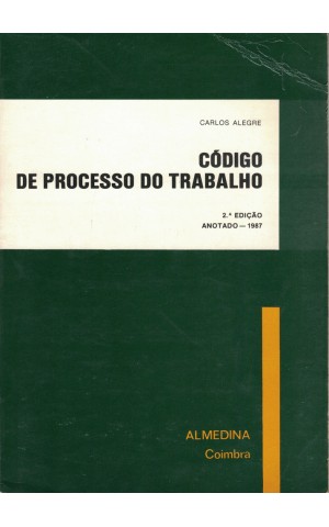 Código de Processo do Trabalho | de Carlos Alegre
