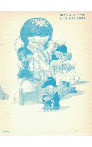 Caderno Escolar Nice - "Branca de Neve e os Sete Anões"