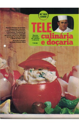 Tele Culinária e Doçaria - N.º 182 - 07/08/1980