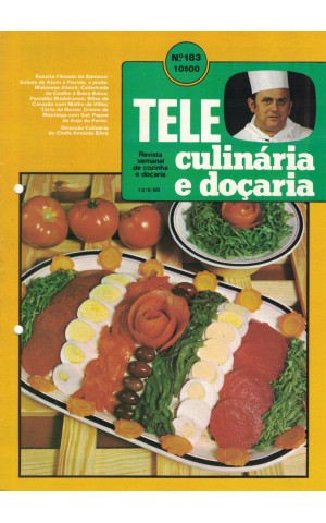 Tele Culinária e Doçaria - N.º 183 - 13/08/1980