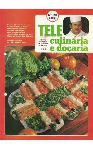 Tele Culinária e Doçaria - N.º 185 - 27/08/1980