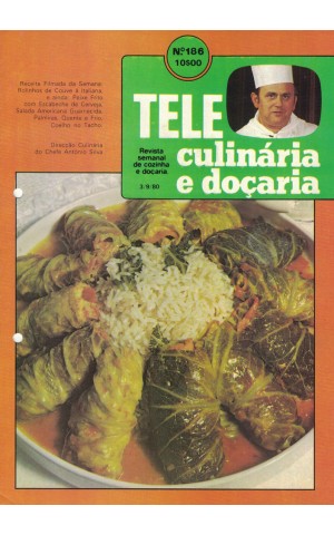 Tele Culinária e Doçaria - N.º 186 - 03/09/1980