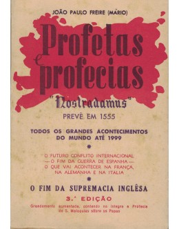 Profetas e Profecias | de João Paulo Freire (Mário)