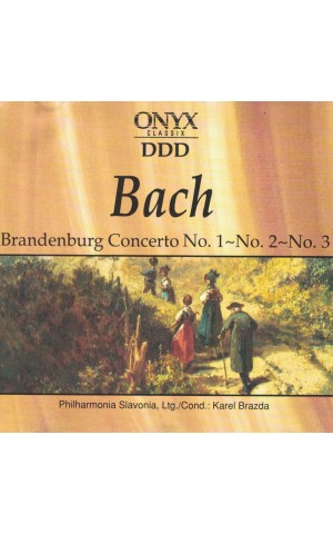Bach / Philharmonia Slavonia / Karel Brazda | Brandenburg Concerto No. 1 ~ No. 2 ~ No. 3 [CD]