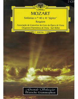 Mozart / Karl Böhm / Orquestra Filarmónica de Viena / Associação de Concertos do Coro da Ópera de Viena | Sinfonias n.º 40 e 41 "Júpiter" - Requiem [Livro + 2CD]