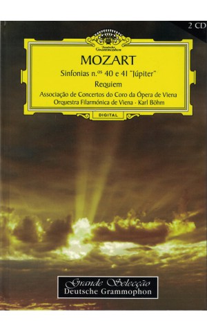 Mozart / Karl Böhm / Orquestra Filarmónica de Viena / Associação de Concertos do Coro da Ópera de Viena | Sinfonias n.º 40 e 41 "Júpiter" - Requiem [Livro + 2CD]