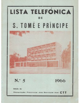 Lista Telefónica de S. Tomé e Príncipe - N.º 5 - 1966