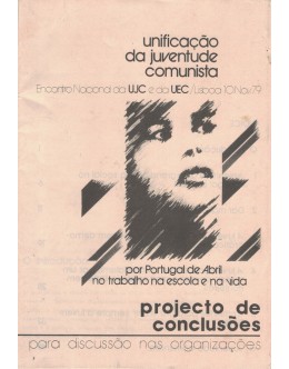 Encontro Nacional da UJC e da UEC / Lisboa 10.Nov.79