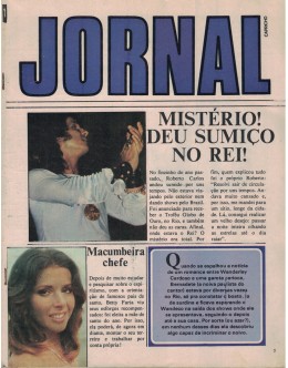 Jornal Capricho - Ano XXII - N.º 318 - 17 de Janeiro de 1973