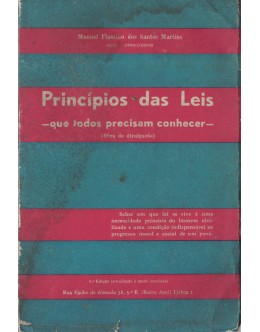 Princípios das Leis que Todos Precisam Conhecer | de Manuel Flamino dos Santos Martins