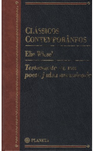 Testamento de um Poeta Judeu Assassinado | de Elie Wiesel