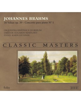 Johannes Brahms | Concerto Pour Piano N°1 - 16 Valses Op. 39 [CD]