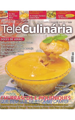 Tele Culinária e Doçaria - Especial - N.º 1525 - 30/06/2008