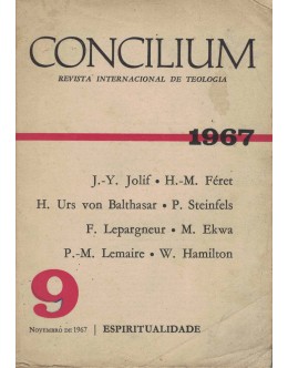 Concilium - Novembro de 1967 - N.º 9