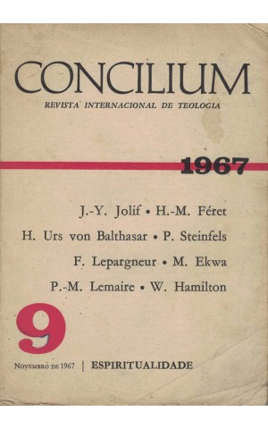 Concilium - Novembro de 1967 - N.º 9